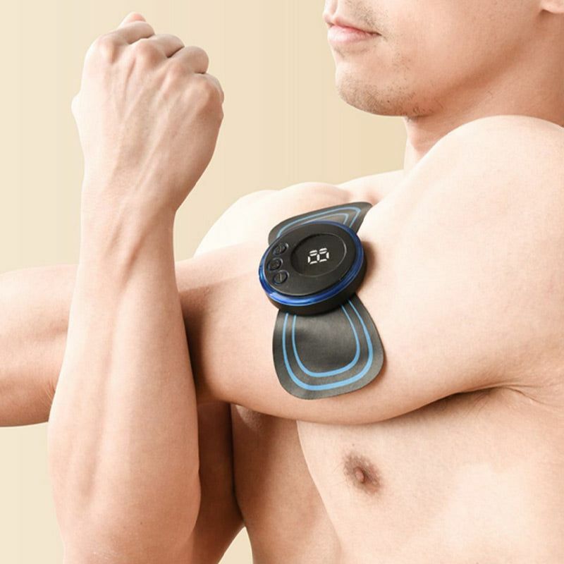Миниатюрный импульсный массажер с низкой частотой, подушечки для массажа плеч, шеи, поясницы, спины, USB электрические акупунктуры