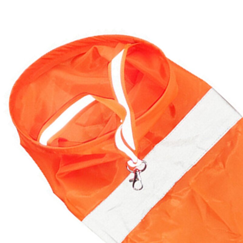 Calzini a vento per aeroporto borsa a vento riflettente impermeabile arancione 60Cm facile da installare facile da usare