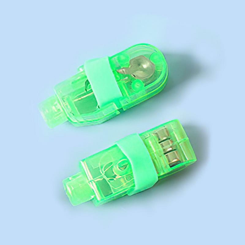 Linternas de dedo LED brillantes para niños, suministros de fiesta de cumpleaños, juguetes surtidos de láser Rave