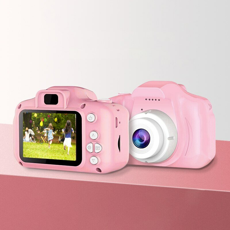 Mini Kindercamera Speelgoed Fotoshoot 1080P Hd Video Kinderen Digitale Camera Scherm 2.0 Inch Stuur 32Gb Tf Kaart Voor Kinderen Baby Cadeaus