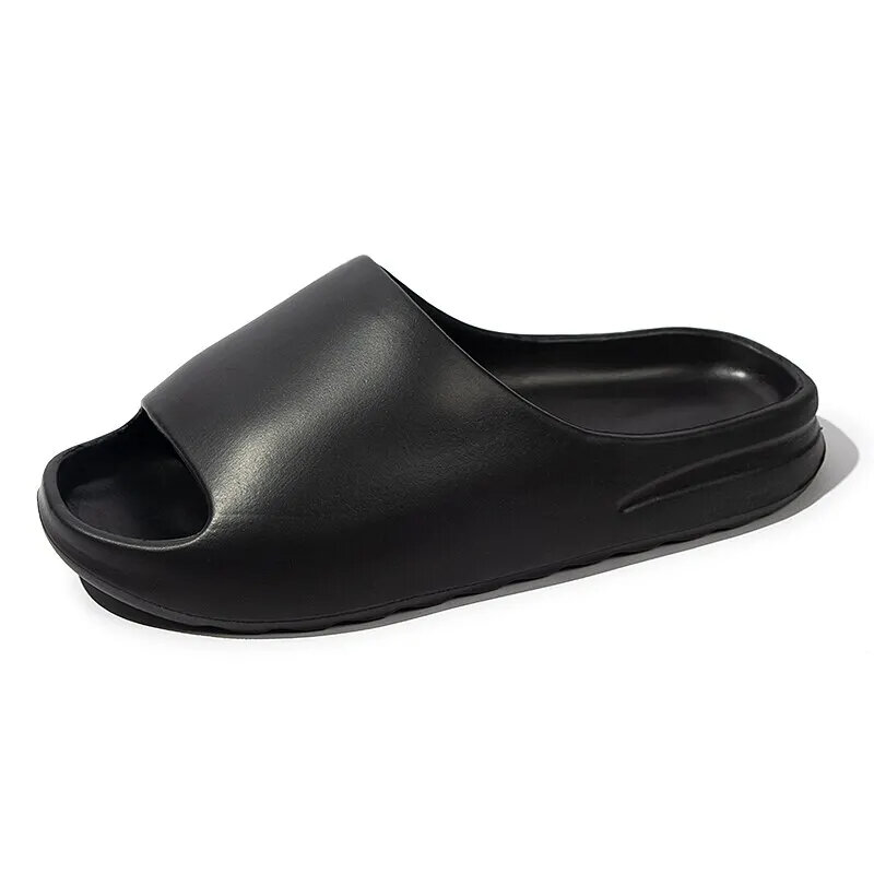 Men Slippers Thick Bottom Fashion Style Platform Bathroom Slides NonSlip Trend Designer Shoes Female Flip Flops