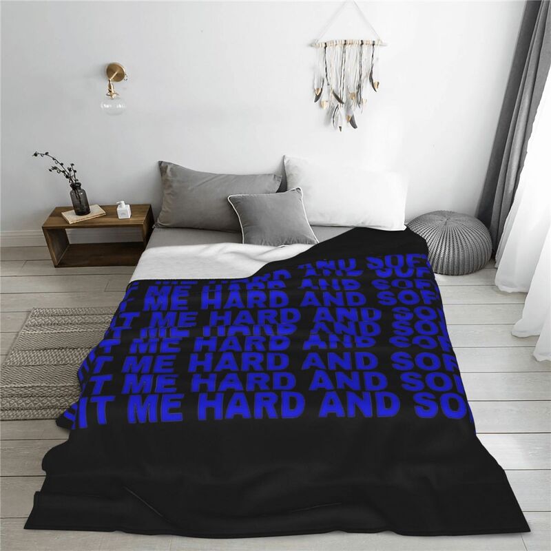 Soft Blankets Airplane Travel 2024 Music Tour Hit Me Hard And Soft Throw Blanket Album Flannel Bedspread Print Sofa Bed Cover