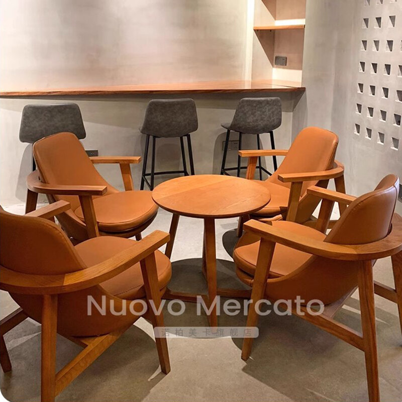Trevertine деревянный журнальный столик для столовой в скандинавском стиле круглые маленькие салонные журнальные столики Nordic Muebles De Cafe Nordic Furniture