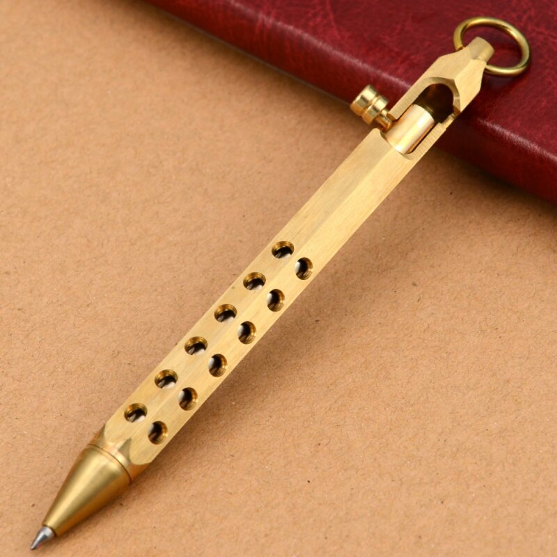 Портативная металлическая тактическая ручка, шариковая ручка для самообороны, набор для выживания со стеклом, шариковая ручка, инструмент для повседневного использования