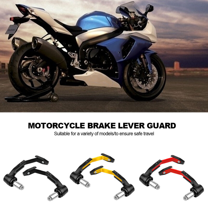 2PCS CNC Motorcycle Brake Clutch Levers Guard Protector Modification Anti-Fall Horn Brakes Hand Guard Bow Protection Rod