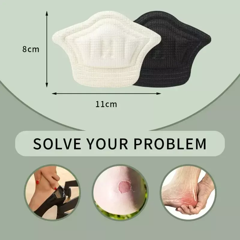 Sponge Insoles Patch Heel Pads Sports Shoe Adjustable Size Feet Pad Pain Relief Cushion Inserts Heel Protector Sticker Wholesale
