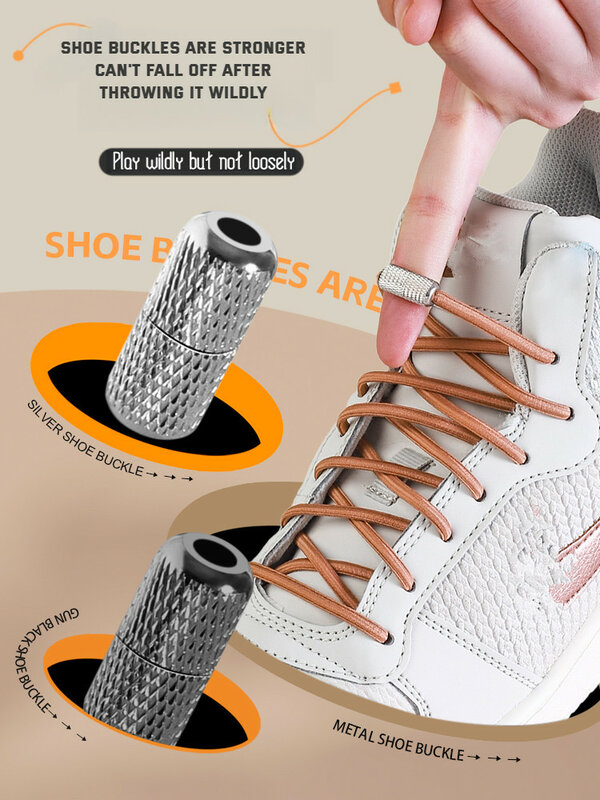 Neue elastische Schnürsenkel Turnschuhe Tennis runde Schnürsenkel ohne Krawatten Kinder Erwachsene keine Krawatte Schnürsenkel Gummibänder Schuh zubehör