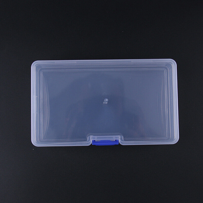 علبة تخزين مجوهرات شفافة متينة مقاومة للأتربة ، صندوق بلاستيكي صغير ، صندوق مستطيل ، صندوق شفاف ، صندوق تعبئة