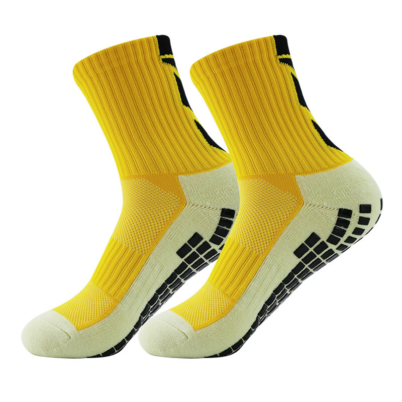 Slip calzini da calcio antiscivolo in cotone antiscivolo di alta qualità calzini da ciclismo sportivi in cotone da corsa