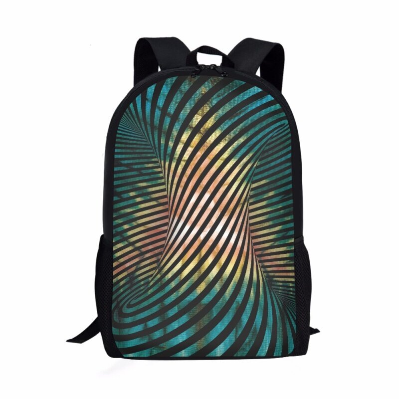 Рюкзак с абстрактным психоделическим рисунком для подростков, мальчиков и девочек, сумки для ноутбука, сумка для учебников для студентов, повседневный рюкзак, дорожные рюкзаки