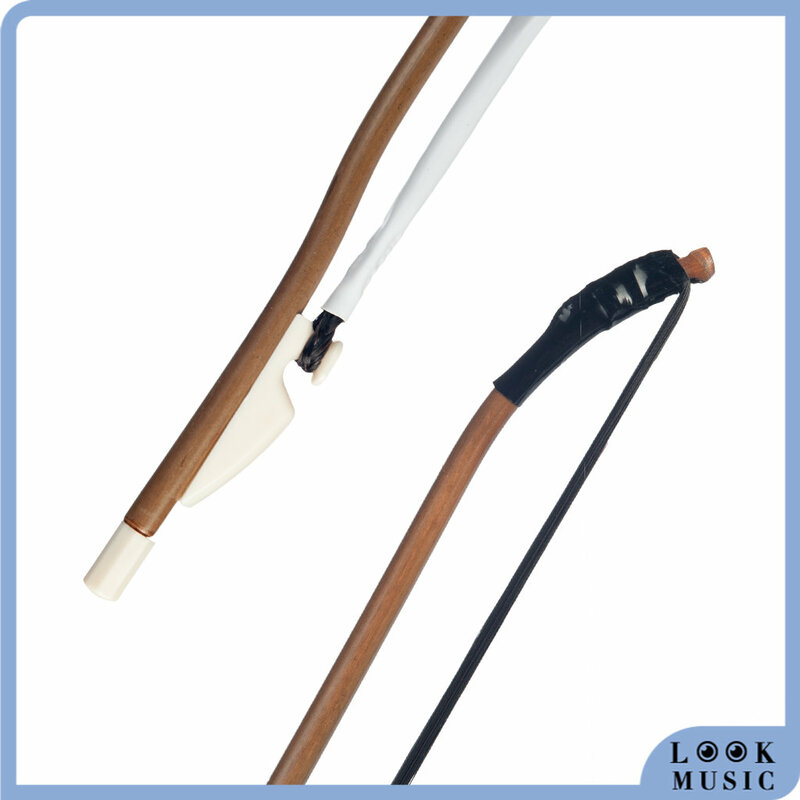 LOOK Erhu arco de violín chino arco de pelo de caballo negro de alta calidad cuerda instrumento piezas accesorios nuevo