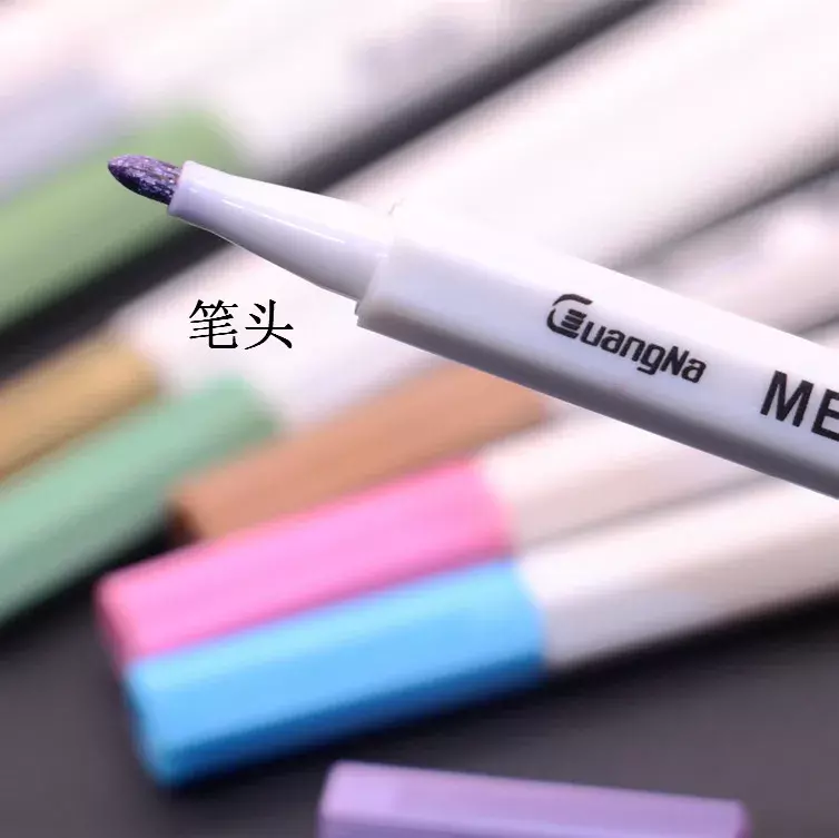 10ชิ้น/แพ็ควาดภาพวาดปากกา10ปากกาสีสำหรับกระดาษสีดำอุปกรณ์ศิลปะเครื่องเขียนปากกาลายเซ็น