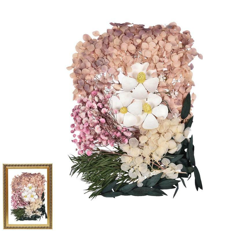 Flores prensadas para Molde de resina, crisantemo prensado Natural, margaritas, múltiples flores prensadas de colores para Resina artesanal