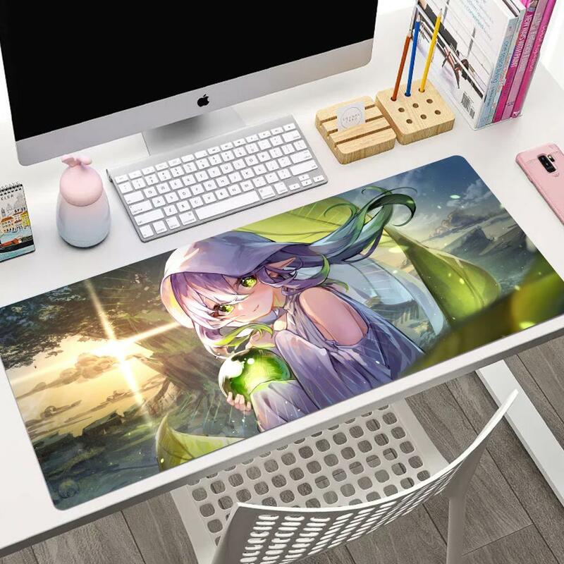 Genshin Impact Nahida Luxury Mouse Pad Large Anime Desk Mat Luxury Desktop Cartoon Gaming Gamer Keyboard Office Computer Cushion