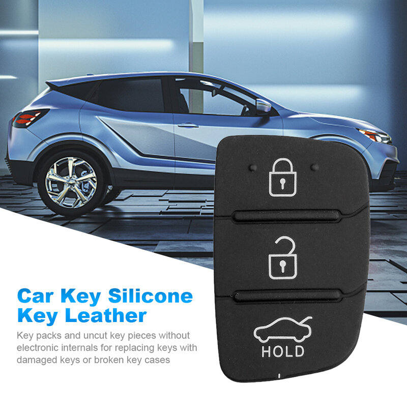 Carcasa de silicona para llave remota de coche, cubierta de hoja inteligente Fob para Hyundai, Kia, RIO, K2, K5, Sportage