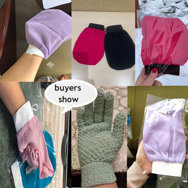 Лидер продаж, отшелушивающая перчатка для марокканского Хаммам, 1 шт., перчатка-скраб для подготовки, Прочные Перчатки-скраб для душа, для тела, для загара и тела