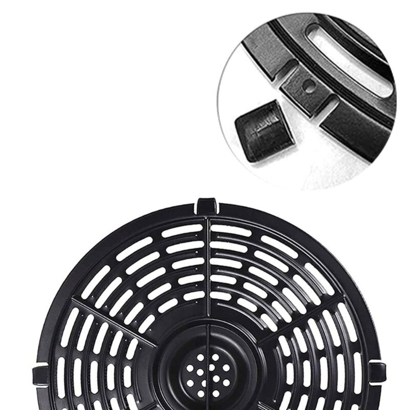 Ujung Karet Tab Silikon Tahan Gores Dapur Anti-selip Cocok untuk Pelindung Bumper Pelat Panggangan Penggorengan Udara N0PF