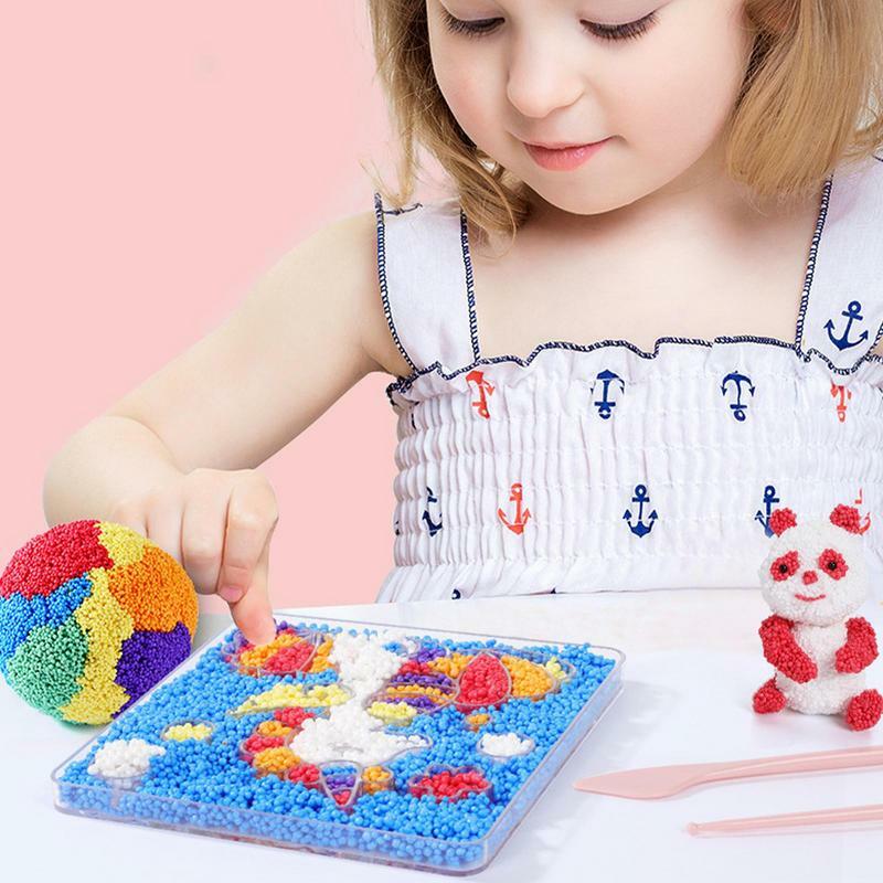 Malerei Spielzeug für Kinder Zeichnung Spielzeug Kinder Handwerk Schlamm Füllung DIY Malerei Kinder Malerei Handwerk Aktivitäten Kit sicheren Spaß