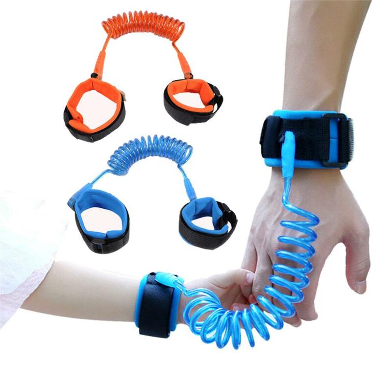 Anti Lost Wrist Link Toddler Leash, cinto de segurança para o bebê, Kid Strap Rope, Outdoor Walking Hand Belt, pulseira luminosa anti-perdida