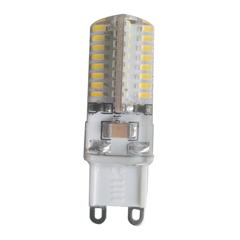 Миниатюрная Светодиодная лампа G9 7 Вт 9 Вт 12 Вт, 3014 SMD, 110 В переменного тока, 220 В, светодиодная кукурузная лампа с силлоконическим корпусом, 64 светодиода, 104 светодиодов, s, хрустальная люстра, COB, точечный светильник