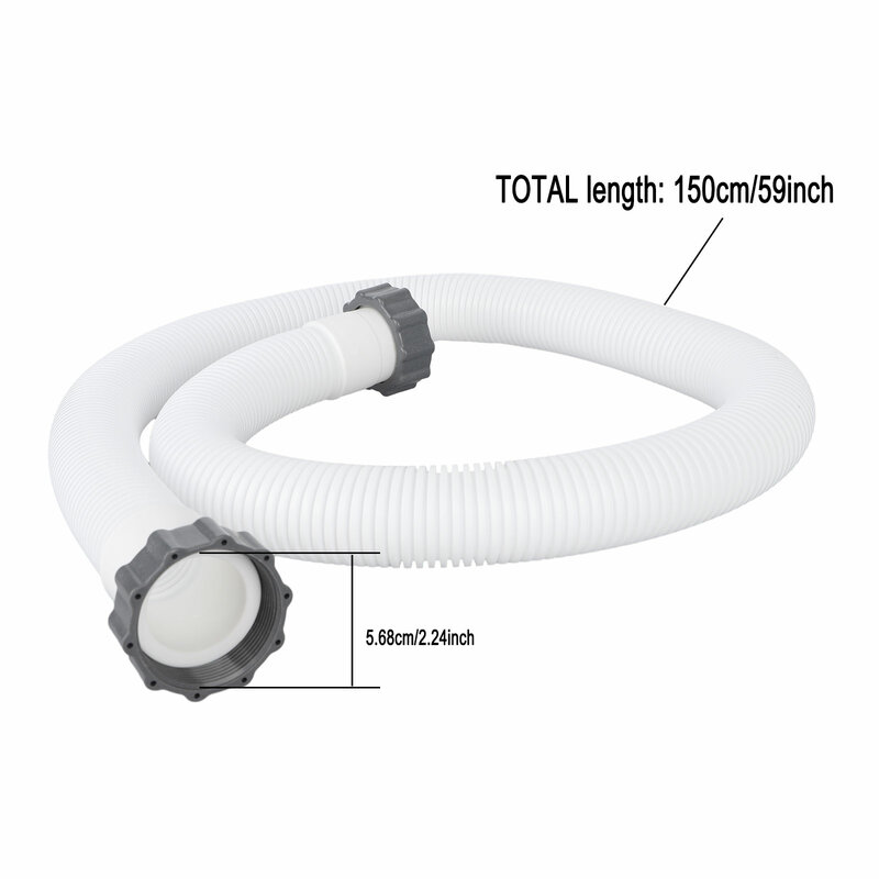 Replacement Hose for Intex 29060E 1 5 Inch Diameter Accessory Keep Your Pool Pump Running Without Interruption