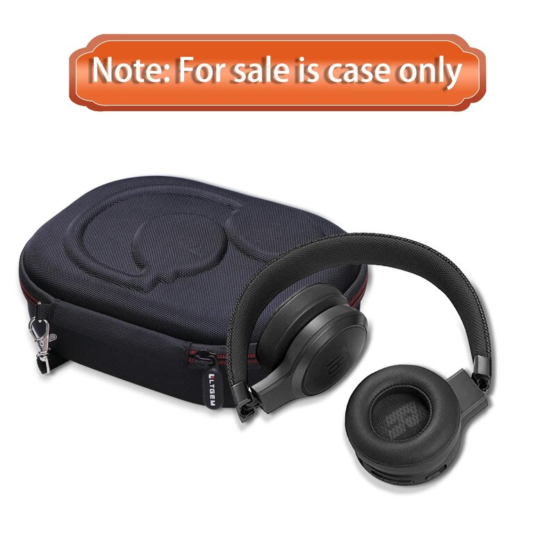 Casing Desain Eksklusif LTGEM untuk Headphone Nirkabel JBL LIVE 650BTNCAround-Ear Kotak Pelindung Tahan Air