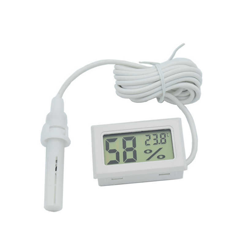 Bijenteelt Bijenkorf Mini Handige Digitale Lcd Hygrometer Thermometer Met Sensor Monitoring Display Vochtigheid Detector