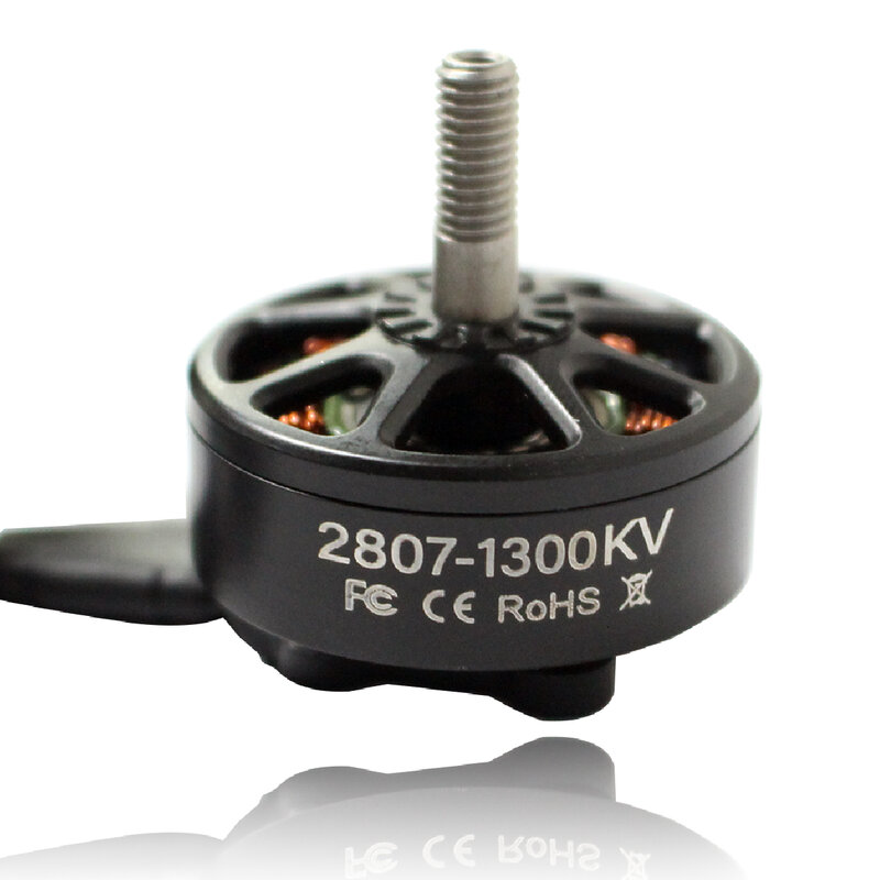 X2807 1300kv Brushless Motor 2-6s 4mm Bearing Shaft Motor For Rc Fpv Racing Drone Multi Helicopter Diy Upgrade Compone