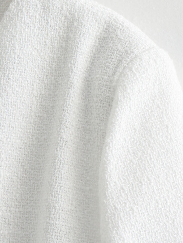Casaco vintage de manga comprida de botão para cima feminino com veia de bolso, casaco feminino, camiseta chique, nova moda, 2024