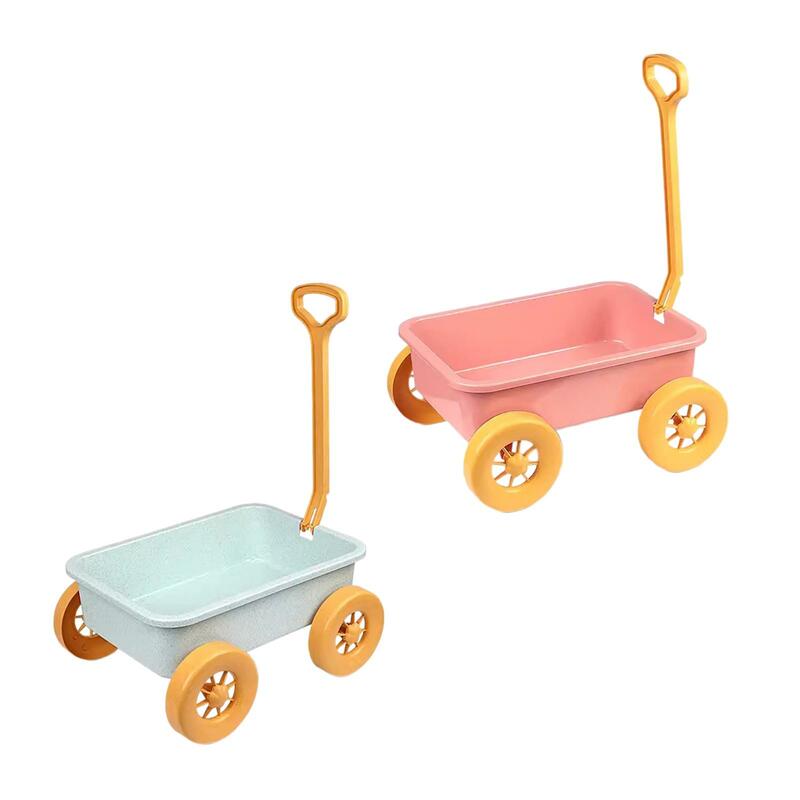 เกวียนของเล่นกลางแจ้งในร่มรถเข็นของเล่นทรายสำหรับเด็กรถเข็นของเล่นทรายสำหรับเด็กในฤดูร้อน