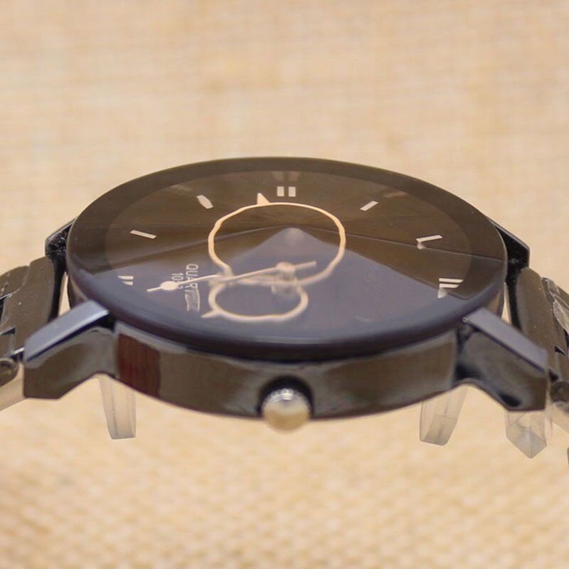 Kegllect reloj de pulsera de acero de cuarzo para hombre y mujer, reloj de pareja, reloj de conmemoración de cumpleaños, regalo del Día de San Valentín, tendencia de moda Simple
