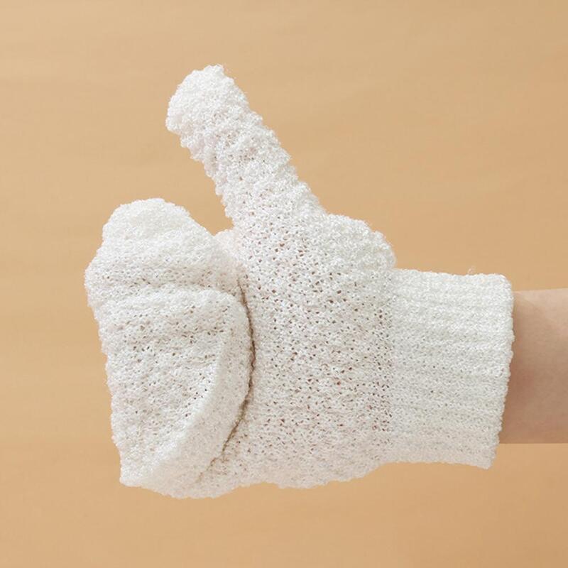 Wielokrotnego użytku przydatne do mycia skóry peeling do ciała rękawiczki Mitten ręcznik rękawica kąpielowa ergonomiczna konstrukcja dla Salon
