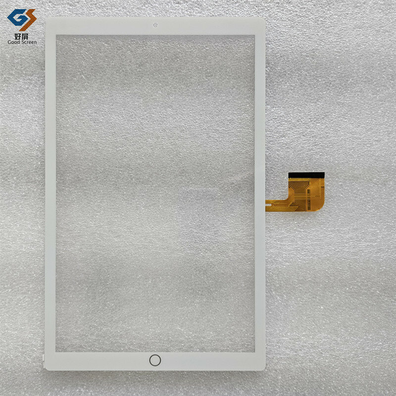 Sensor capacitivo preto e branco do digitalizador da tela táctil, painel de vidro externo, 10.1 Polegada, P/N, CX374D, FPC-V01, 241x151mm