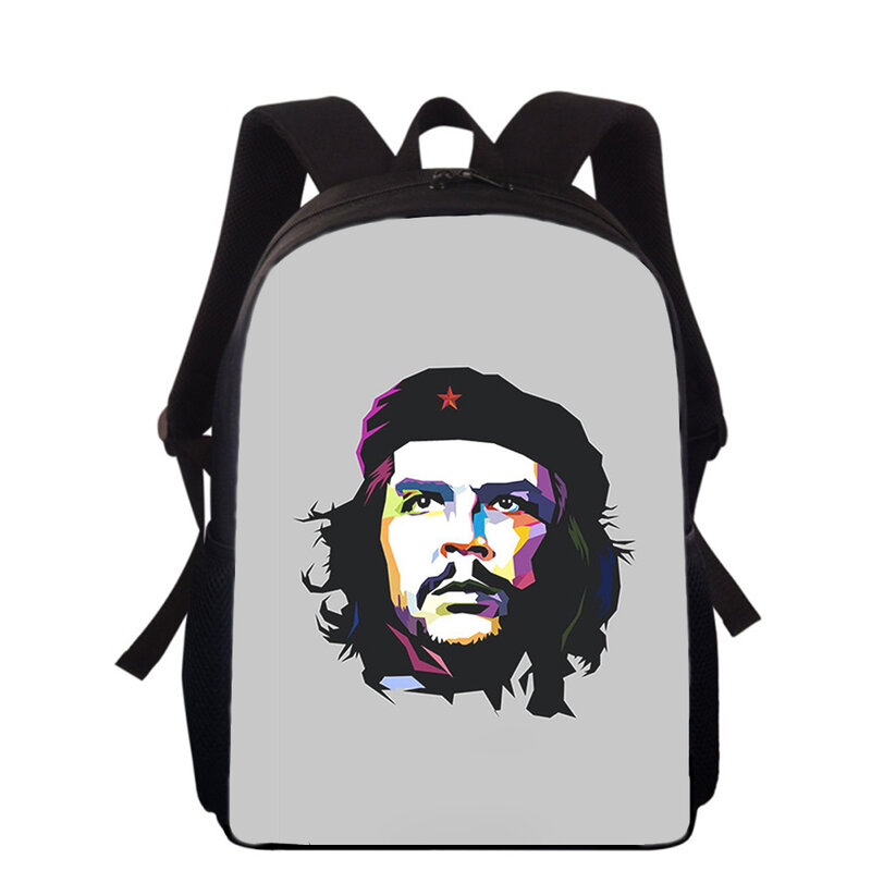 Che Guevara-mochila con estampado 3D para niños y niñas, morral escolar de 15 pulgadas, bolsas para libros