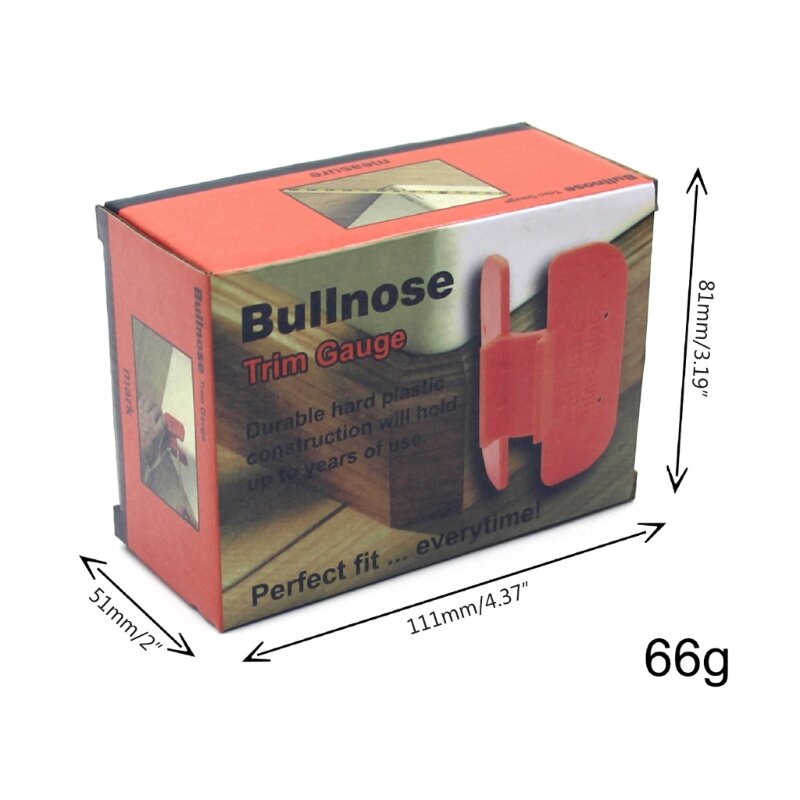 Measuring Tool Bullnose Trim Gauge Woodworking Tool Layout Duplicator Scriber Dropship