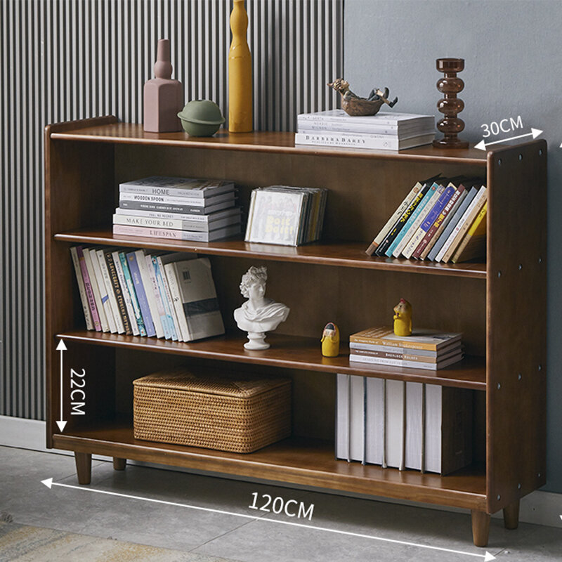 Wooden Modern Bookcases Organizer Display Library Bookends Bookcases Computer Desks Minimalist Estante Para Livros Furniture