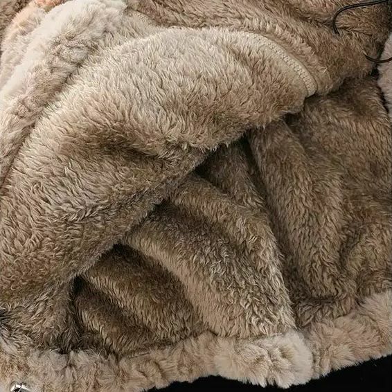 Cappotto in pile di agnello ricamato a stella in lana d'agnello cappotto di cotone coppia pigra moda donna 2023 nuovo