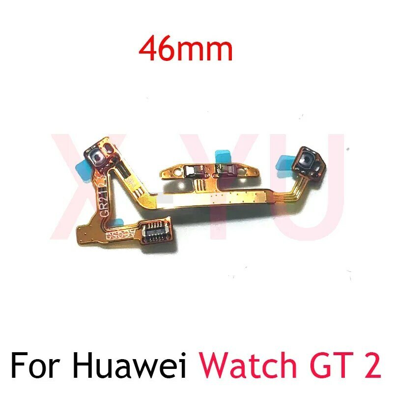 46mm For Huawei Watch GT 2 GT2 B19 Power On Off Switch Volume Side Button Flex Cable