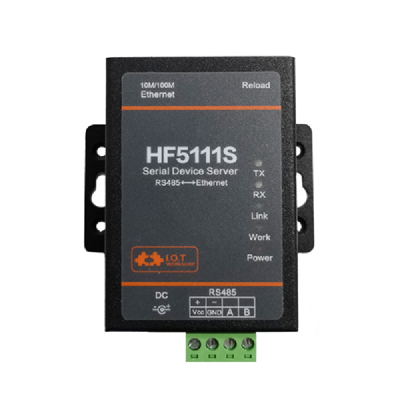 Serwer portu szeregowego przemysłowa RS485 do Ethernet Transmission Converter urządzenie serwerowe HF5111S IOT wsparcie Modbus TCP