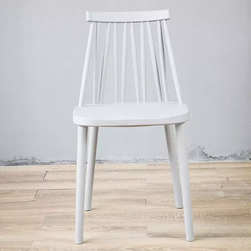 Silla nórdica minimalista moderna, taburete trasero de plástico perezoso, mesa de ocio y silla de comedor, silla de café, silla de té con leche