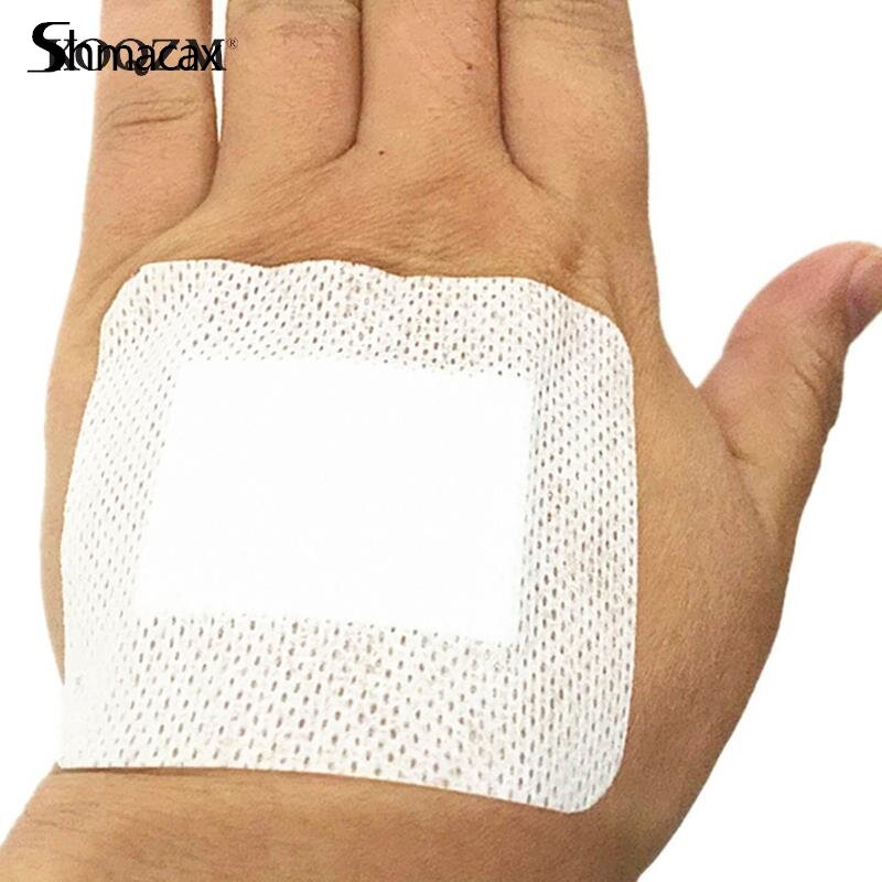 20Pcs 6x7/10cm Breathable Self-adhesive Wound Dressing Band Aid Bandage Large Wound First Aid Wound Hemostasis