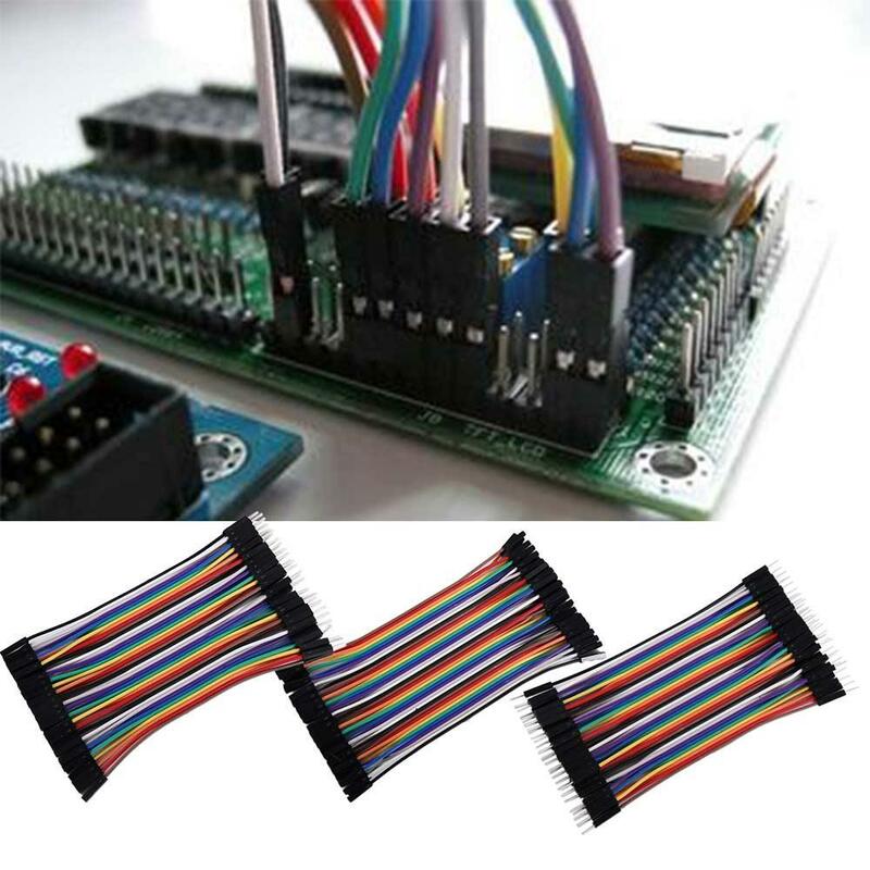 ชุดขั้วต่ออิเล็กทรอนิกส์สำหรับ Arduino สายเคเบิลแบบ40PIN 10ซม. สำหรับหญิงและหญิง