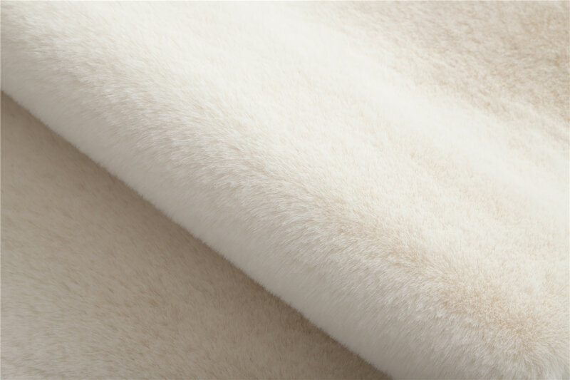 Tappeto Ultra morbido in pelliccia di coniglio finto tappeto lavabile in lavatrice per camera da letto tappeto soffice per soggiorno tappeto in pelle di pecora senza spargimento
