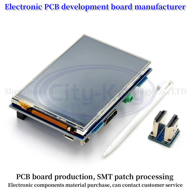 شاشة LCD حقيقية عالية الدقة لسيارة التوت 4 موديل B MPI3508 ، شاشة LCD ، HDMI ، USB ، x من ، Py ،