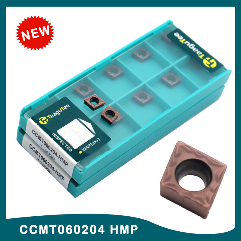 CCMT060204 HMP TT1125 كربيد شفرة CCMT 060204 الداخلية تحول أداة أدوات معدنية لالفولاذ المقاوم للصدأ جودة عالية