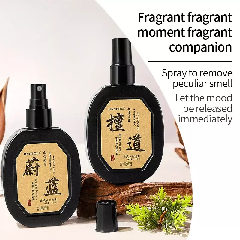 Pakaian parfum semprot penyegar pakaian 120Ml lemari tungau aroma panjang terakhir pakaian Pria Wanita parfum segar deodoran