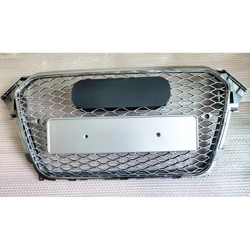 Car Front Bumper Grille for Audi RS4 for A4/S4 B8.5 2013 2014 2015 2016 (Refit for RS4 Style) Car Accessories tools