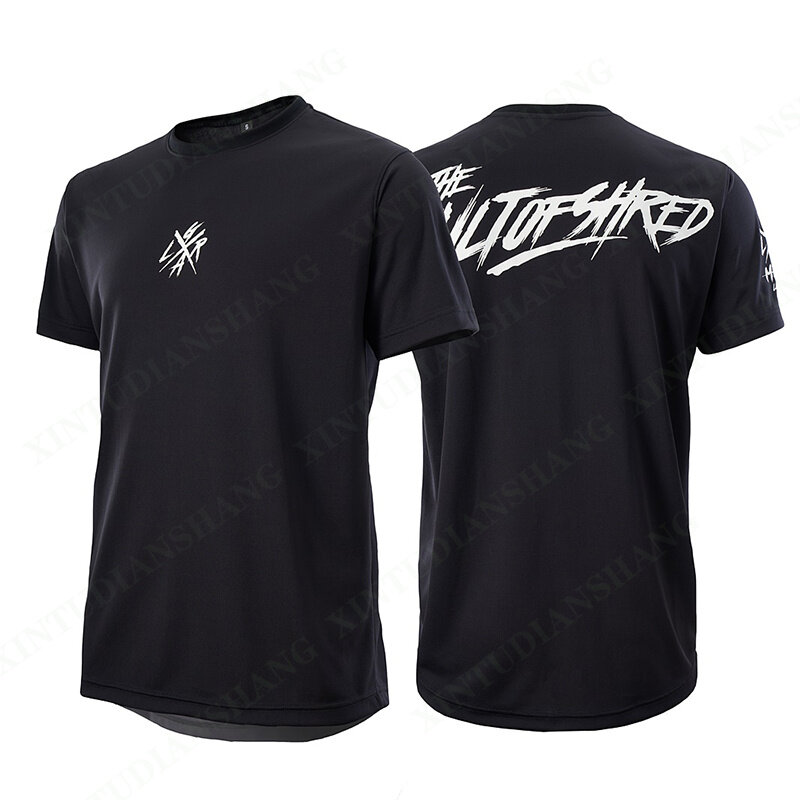 Camiseta holgada de manga corta para bicicleta de montaña, Jersey de Motocross, ATV, MTB, DH, 2023
