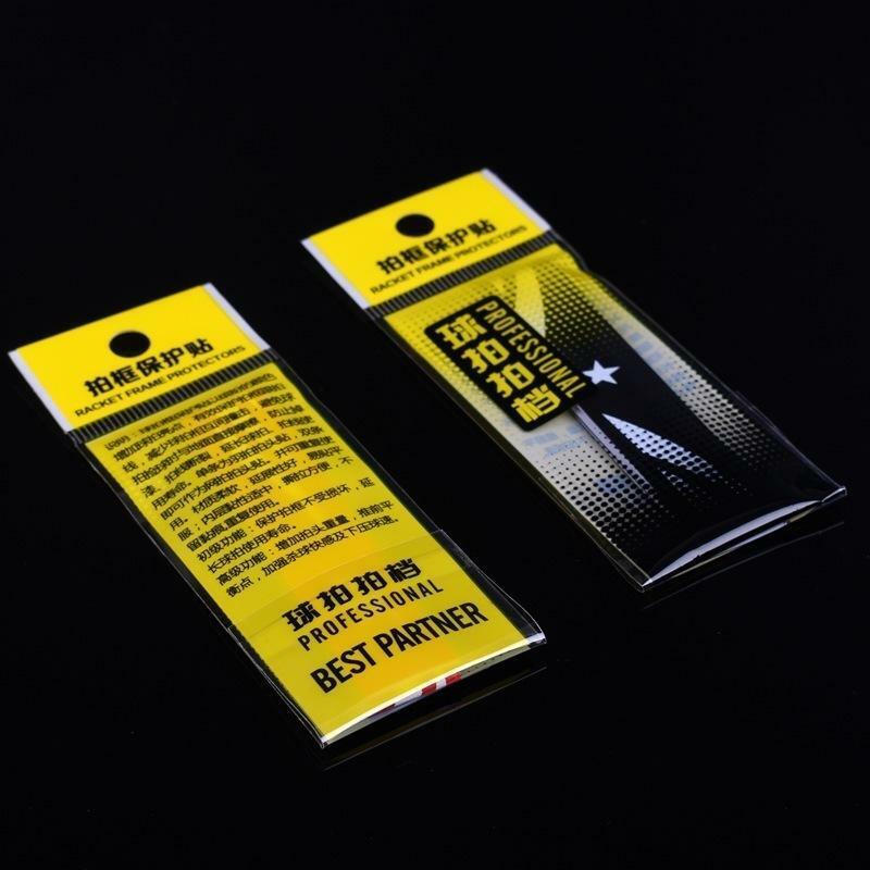 Badminton Schläger Kopf Schutz Aufkleber Multi-farbe Anti-reibung Einfache Demontage Tragbare Bat Rahmen Linie Band Protector Diy
