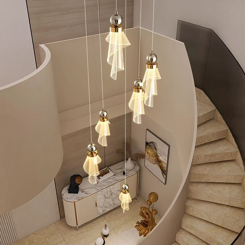 モダンなデザインのLEDペンダントシーリングライト,屋内照明,装飾的なシーリングライト,リビングルームや階段に最適です。